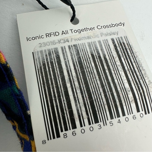 Vera Bradley All Together Crossbody Romantic Paisley Wallet Handbag RFID New - Picture 3 of 10